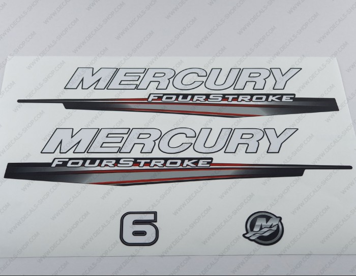 Mercury 6HP Four Stroke 2013-2017 Outboard Decal Kit